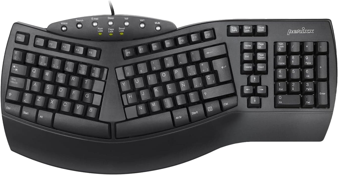 eclado ergonómico Perixx PERIBOARD-512 QWERTY español